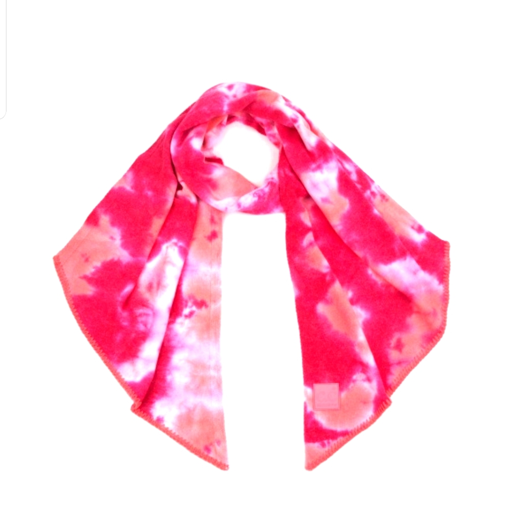 *C.C. Beanie Tie Dyed Scarf  Hot Pink